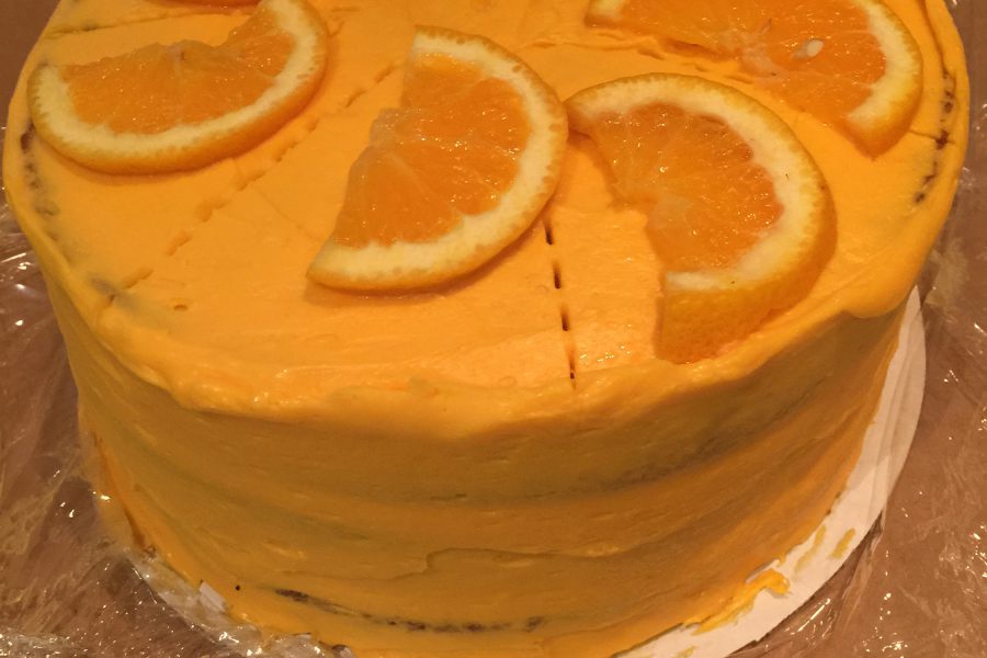 Orange Crunch Cake